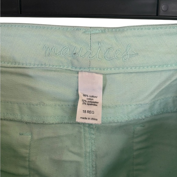 Maurice’s Mint Green Skinny Jeans Size 18 - Picture 12 of 12